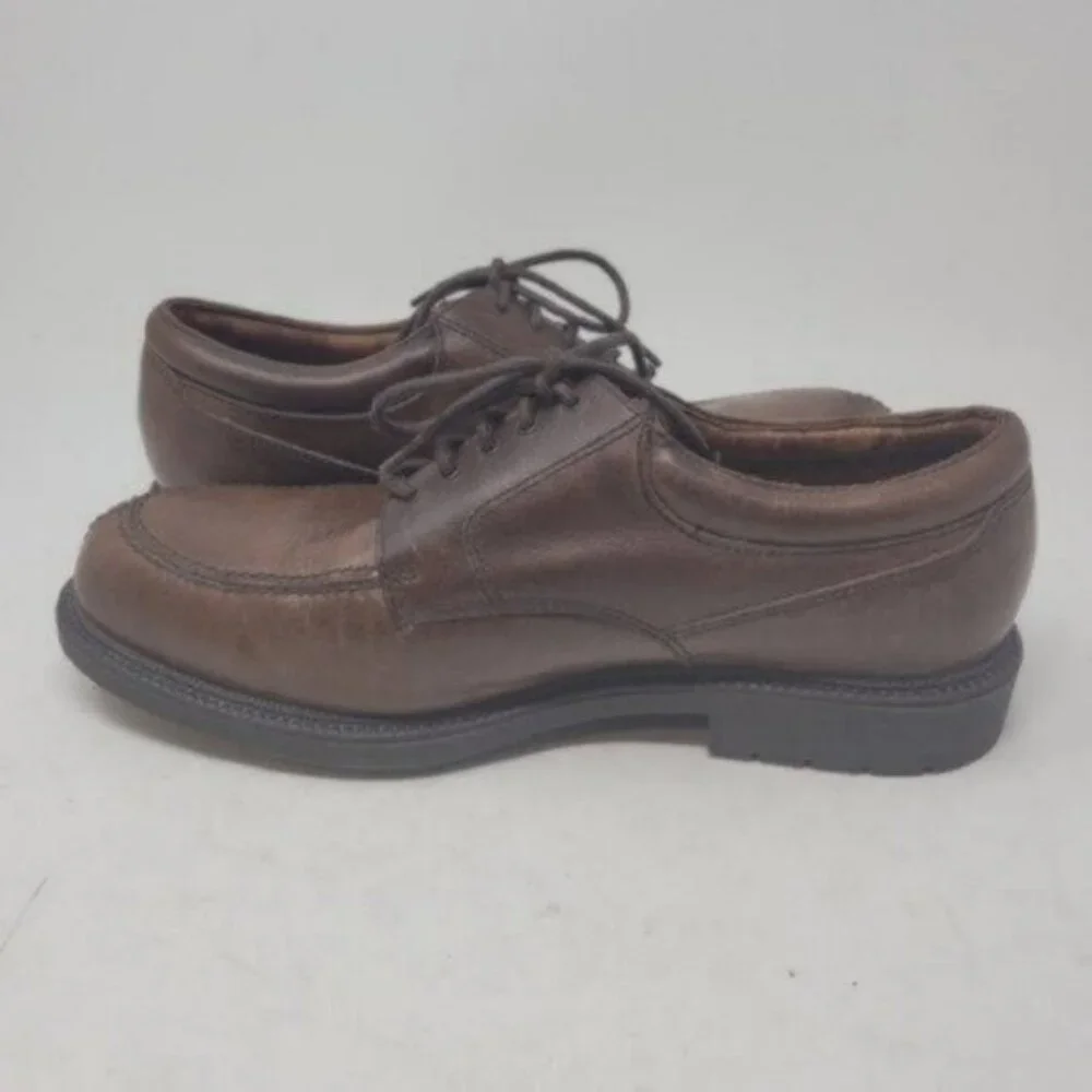 Frye | Mens Taylor Lace up Leather Oxford Shoes Brown